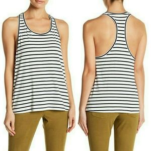 J. Crew
Racerback Navy Stripe Tank Top